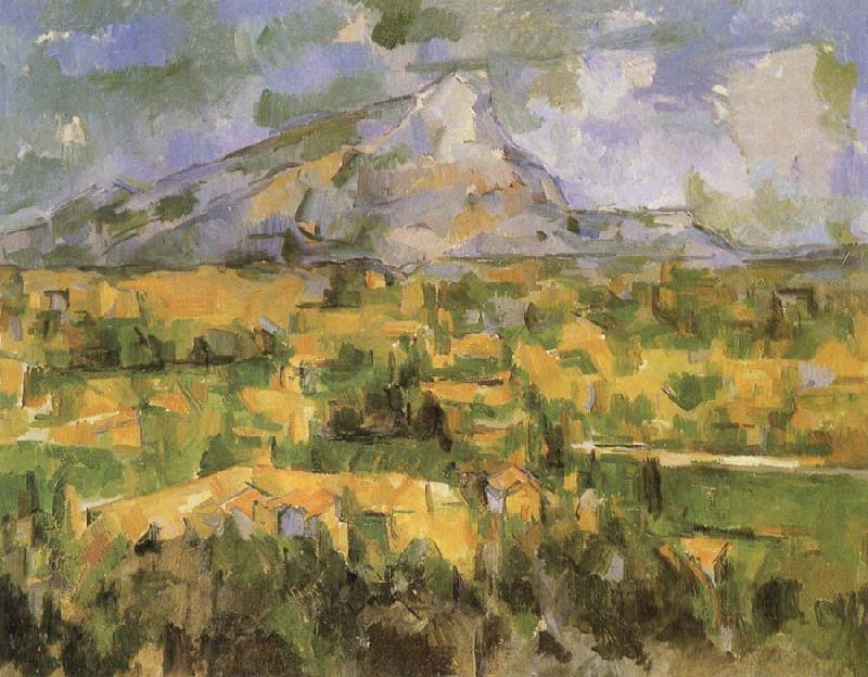 Paul Cezanne Mont Sainte-Victoire considering of Lesson Lauves